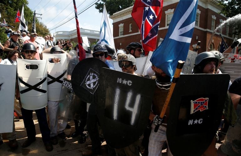 El nacionalismo racista se moviliza en Virginia.