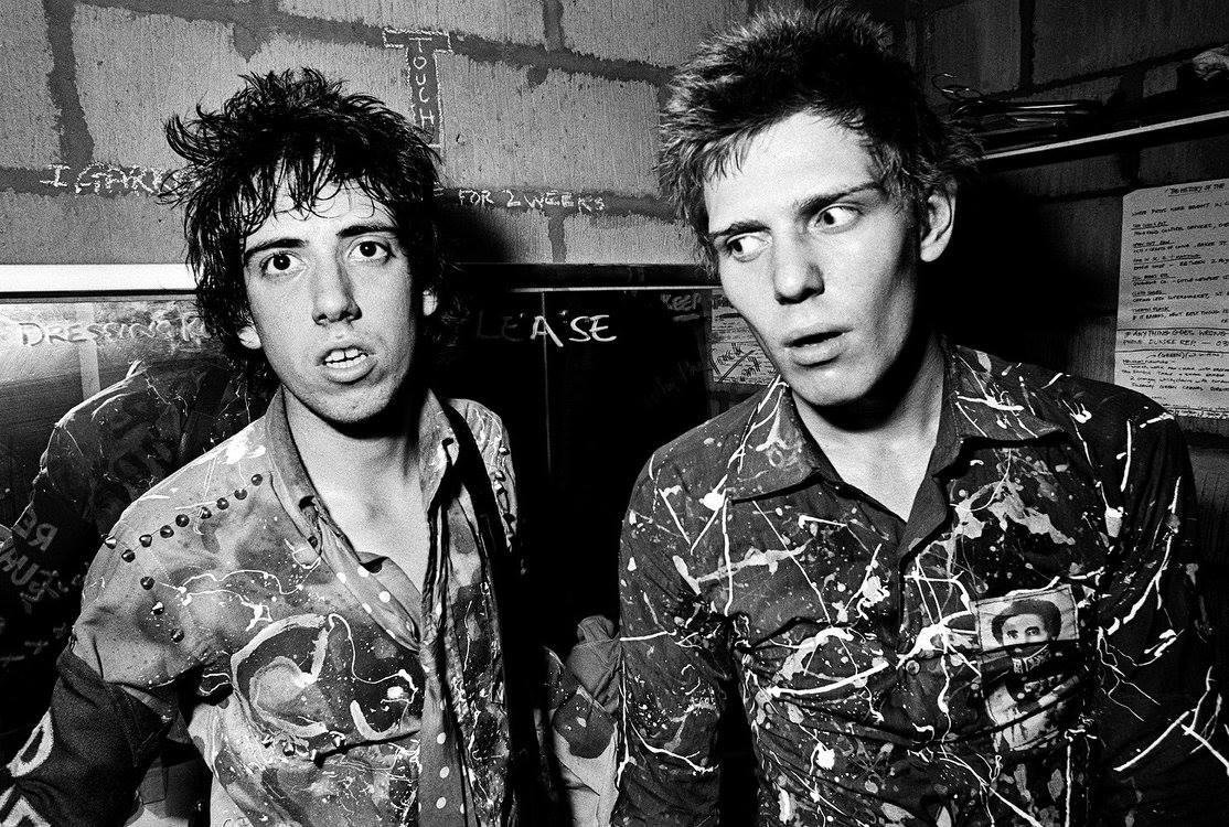 Mick Jones y Paul Simonon de Clash |  Syd Shelton