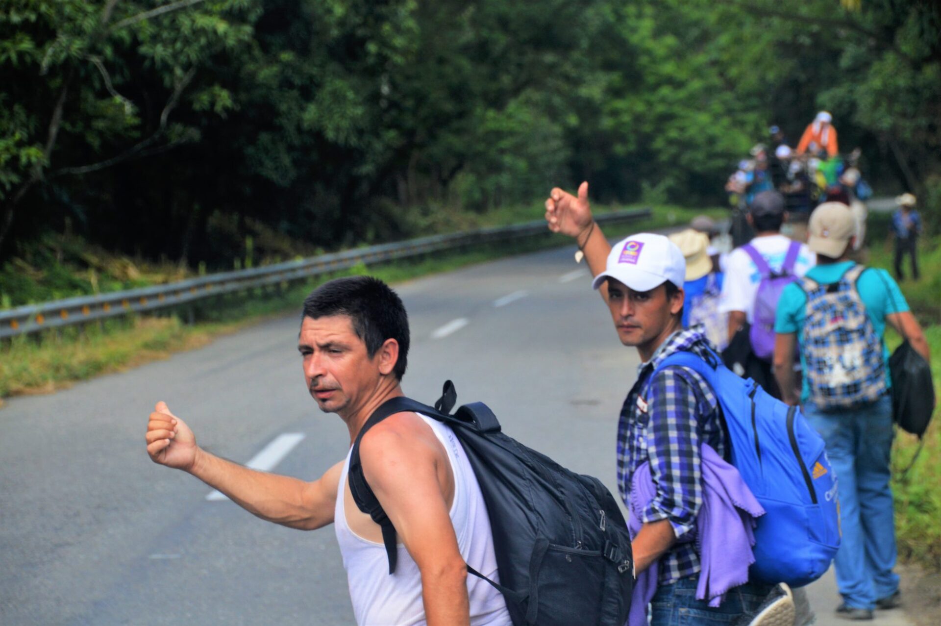 La caravana migrante que huye del hambre en Centroam rica Ethic