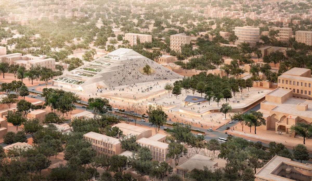 Asamblea Nacional de Burkina Faso, Uagadugú, Burkina Faso (en fase de proyecto) || © Kéré Architecture
