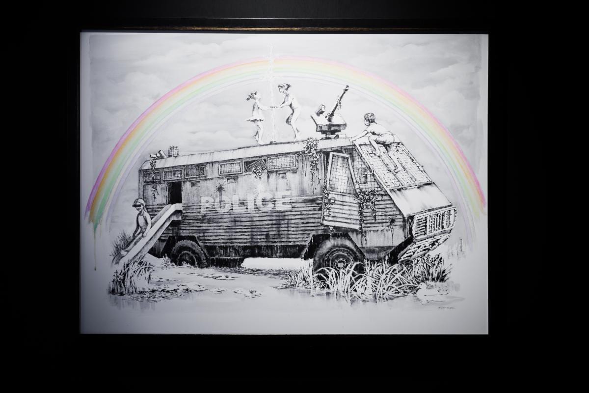 Police Riot Truck || © Banksy