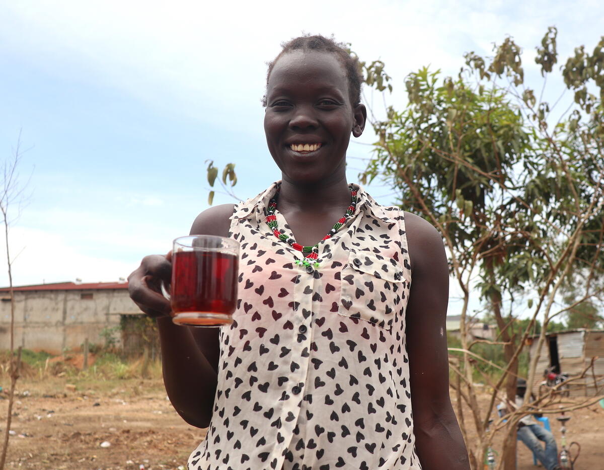 sudán del sur world vision tiendas de té mary