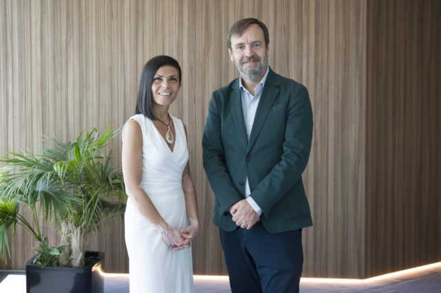 Esther Paniagua y Ramón Pueyo