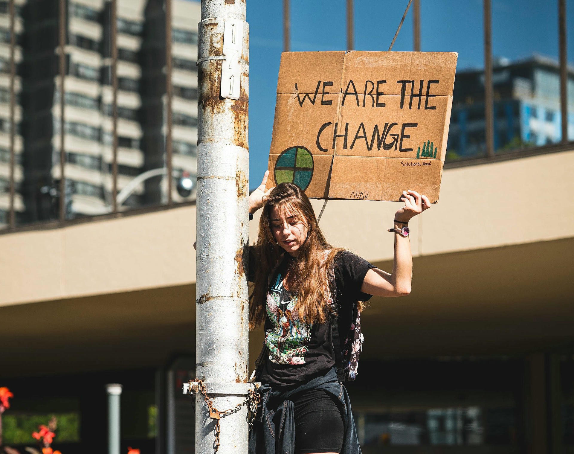 líderes jóvenes clima
