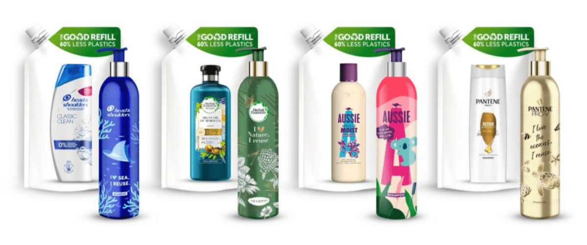 P&G lanza un sistema de botellas de aluminio reutilizables y rellenables :  Ethic