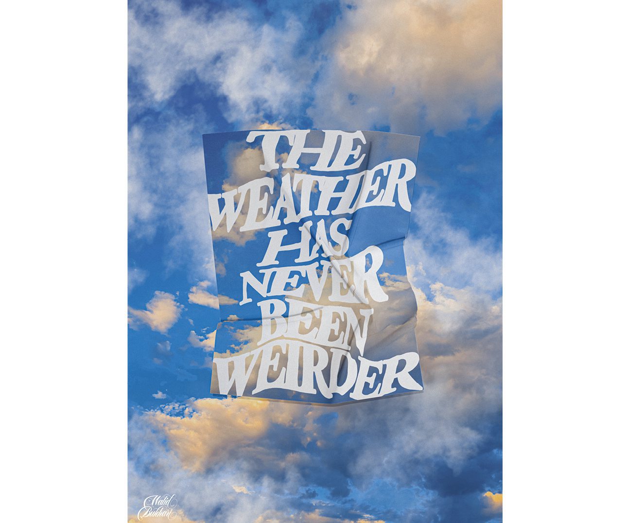 'The weather has never been weirder' (El tiempo nunca ha estado tan raro)