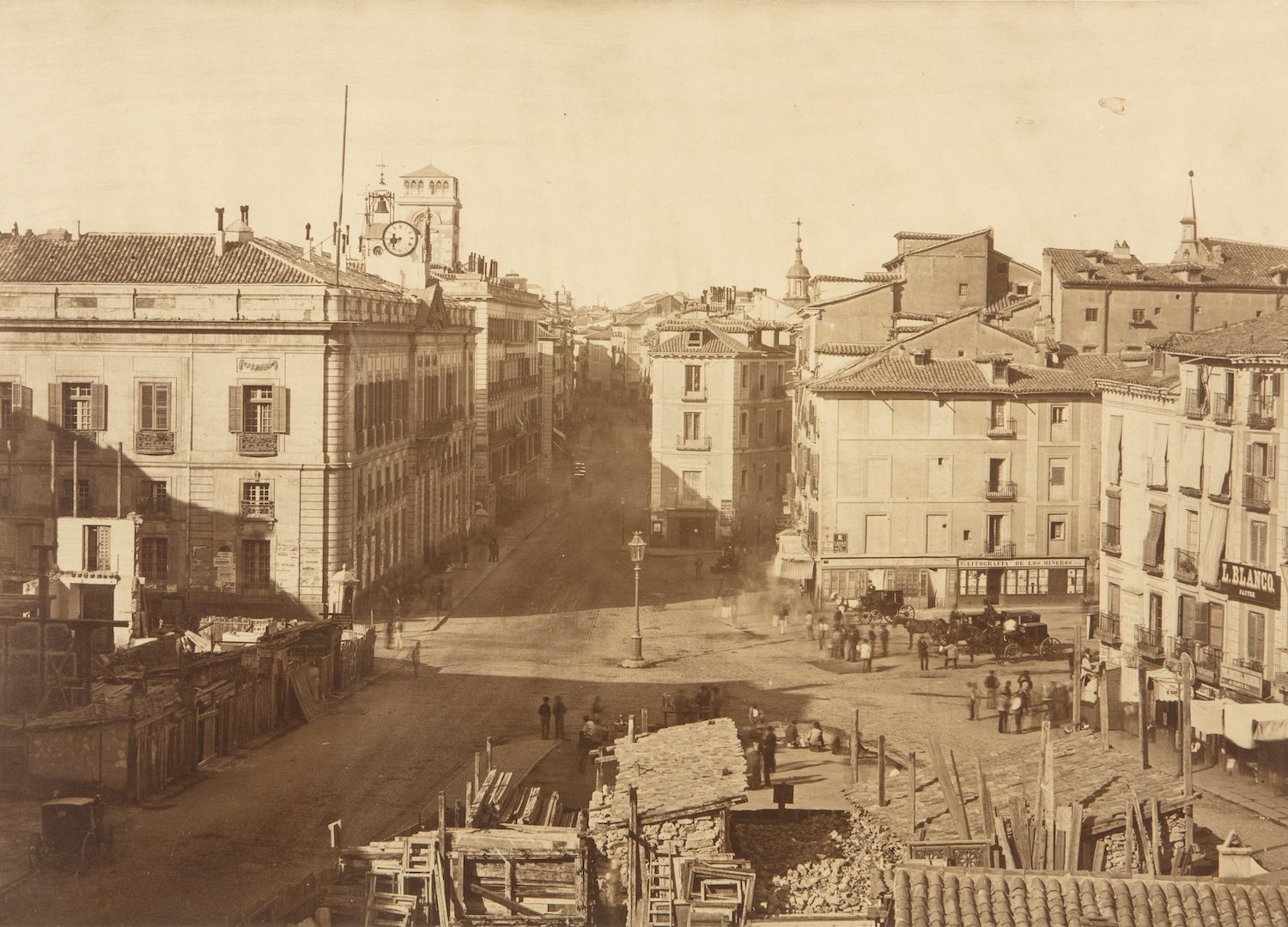 Charles Clifford | Puerta del Sol. 1857. Museo de Historia de Madrid