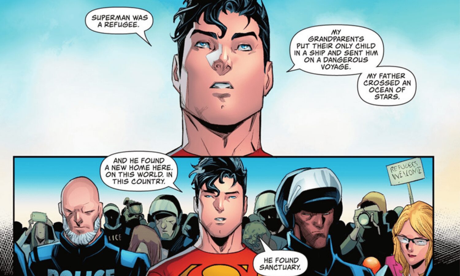 Superman ante dos nuevos enemigos: la crisis climática y la desigualdad