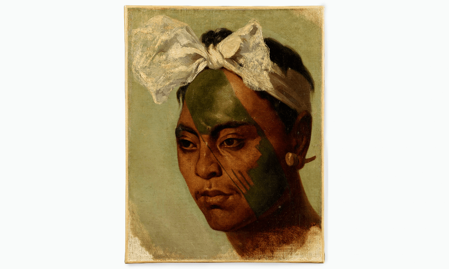 'Hombre de las islas Marquesas tatuado'.