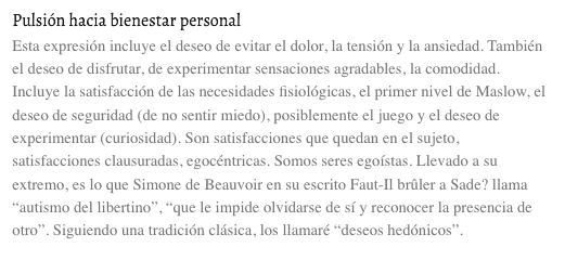 evolución