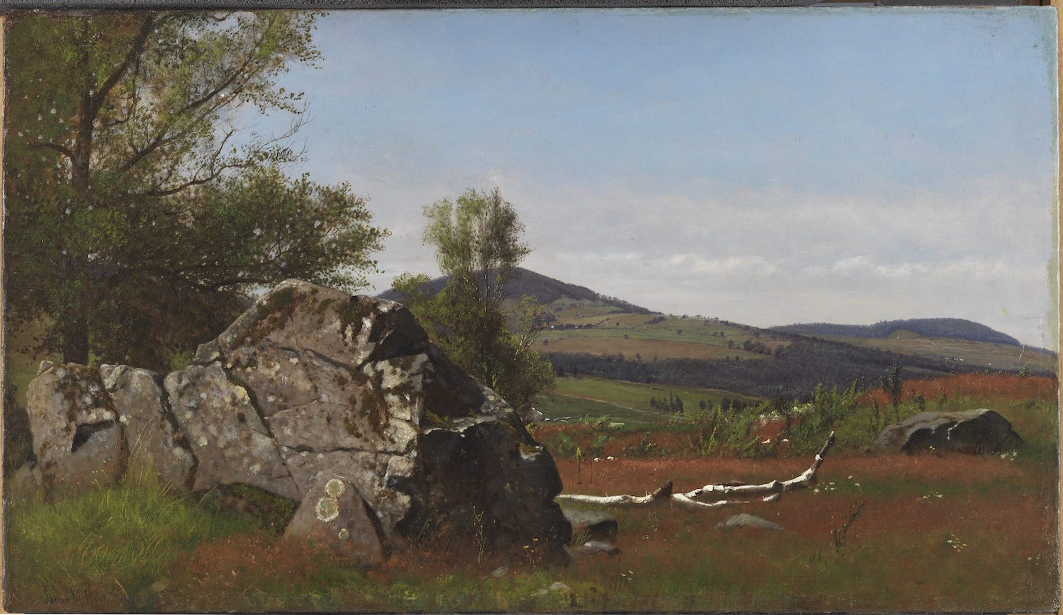 James McDougal Hart. 'Verano en los Catskills' (c. 1865). | Óleo sobre lienzo. Colección Carmen Thyssen.