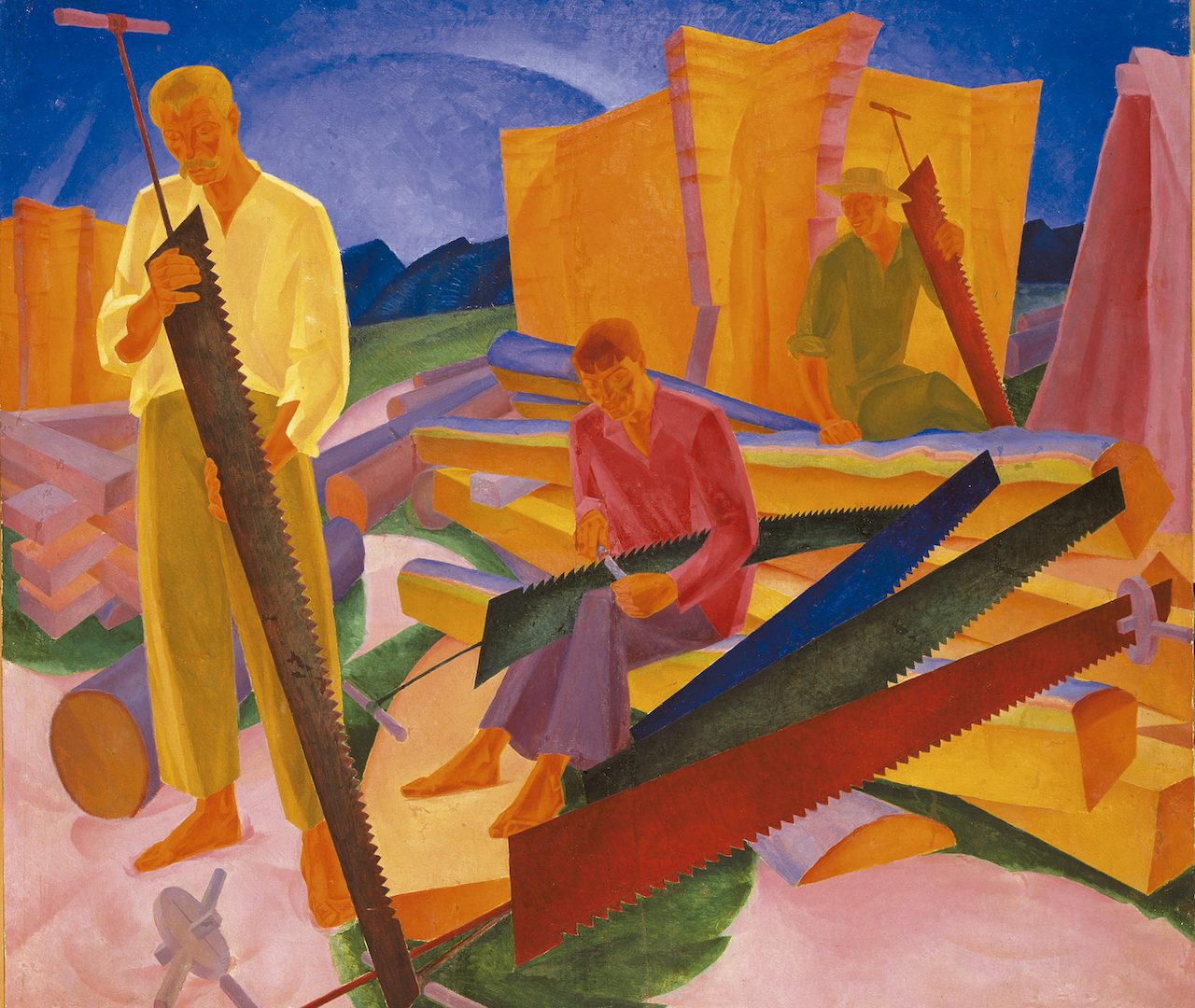 Oleksander Bohomazov - 'Sierras' (1927)