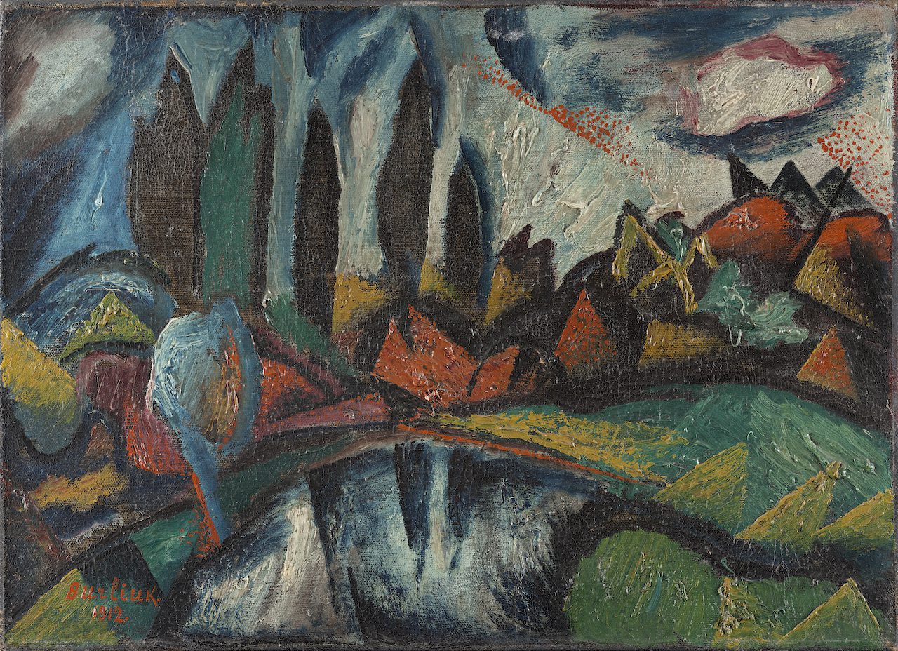 Davyd Burliuk - 'Paisaje' (1912).