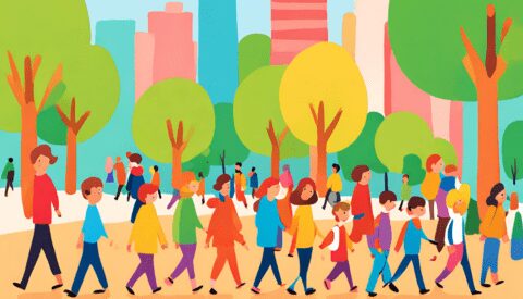 Caminando (literalmente) por una ciudad más verde