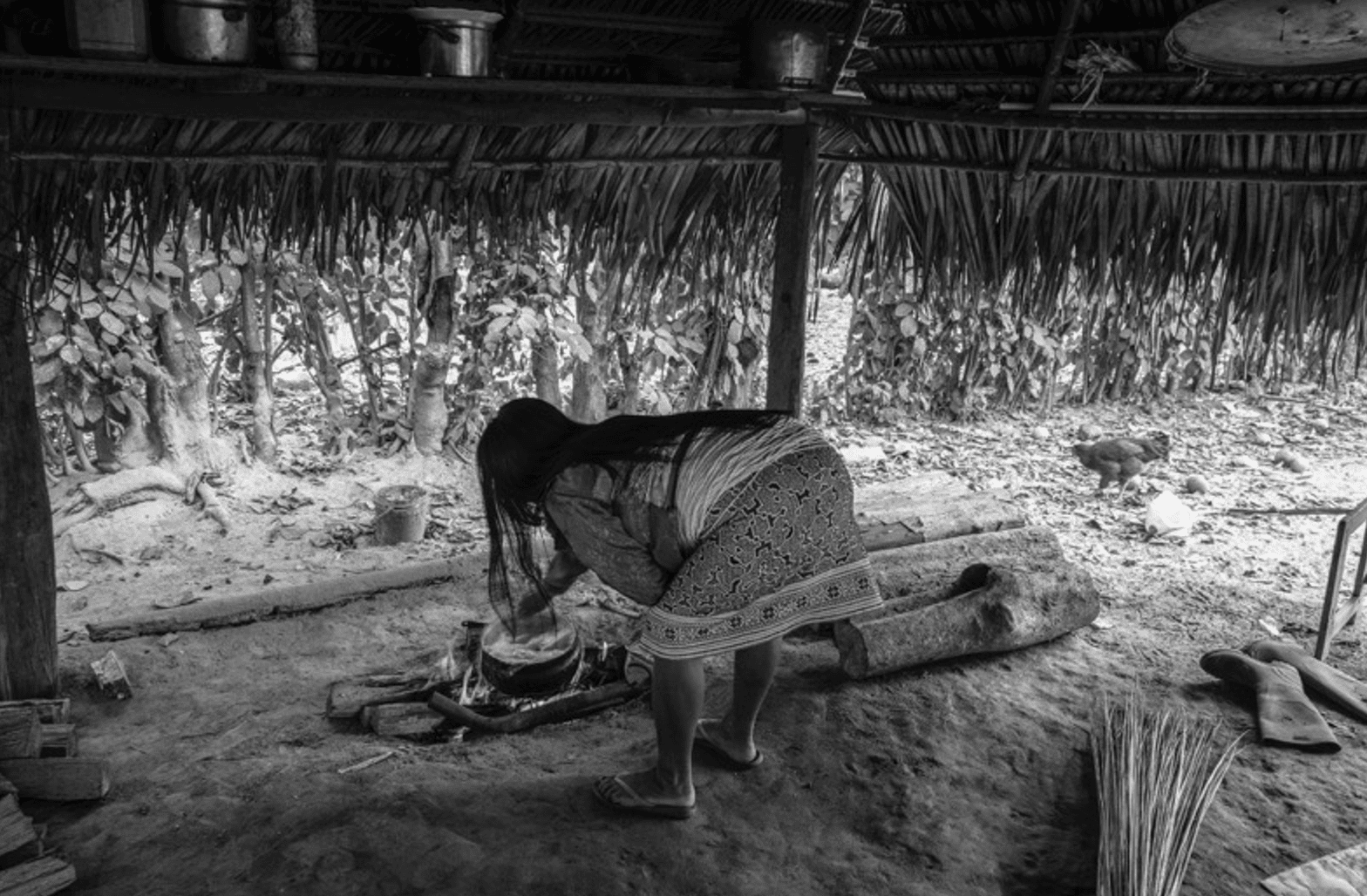 Mujer cocinando. Masisea, Ucayali. 2022