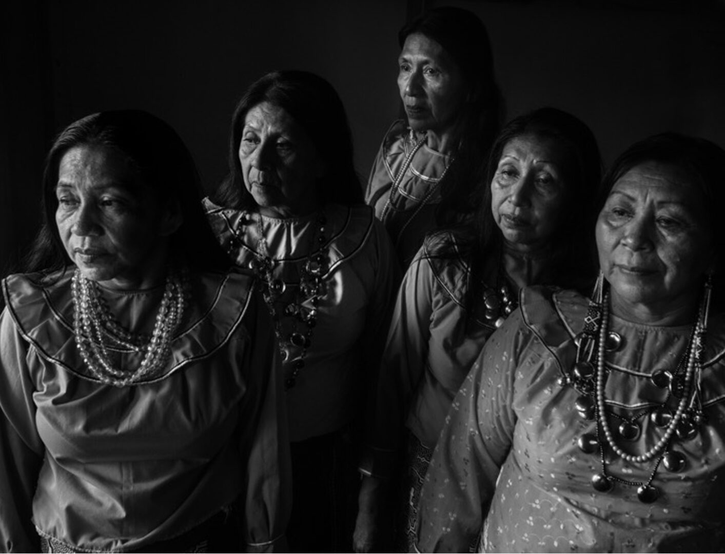 Mujeres de la familia Gonzales Cairuna. Yarinacocha, Ucayali. 2022