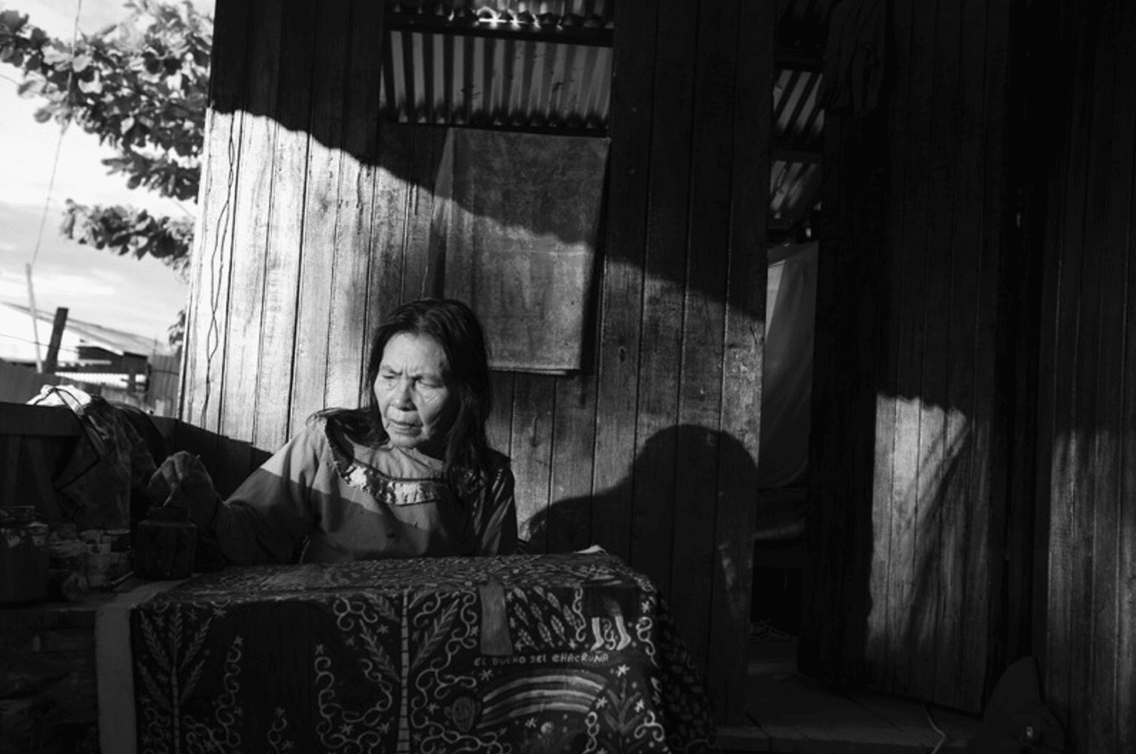 Pecon quena (Lastenia Canayo), artista. Yarinacocha, Ucayali. 2023