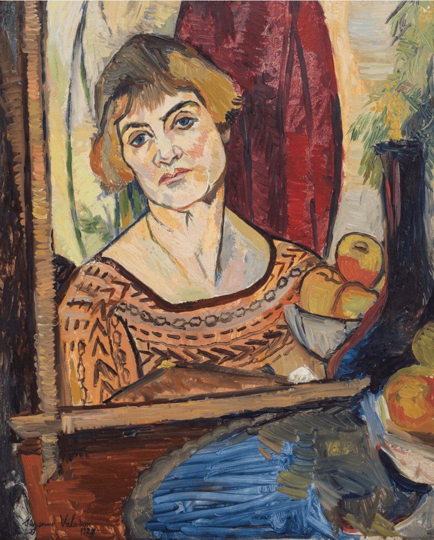 Autorretrato en el espejo, 1927