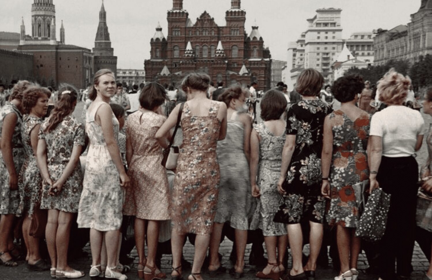 Red Square Girls, Moscow, 1981