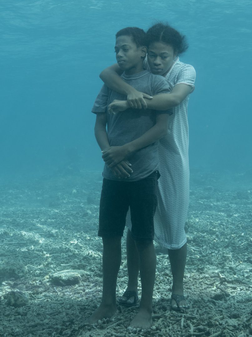 Serafina Holding her Brother Keanan II, Fiji, 2023