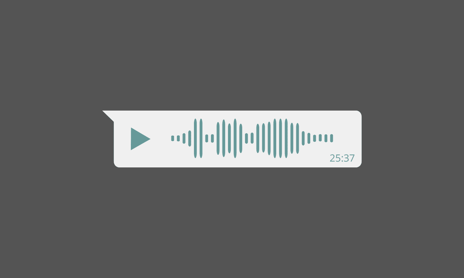 Radiografía de una nota de voz