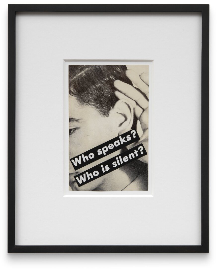 Untitled (Who speaks? Who is silent?)