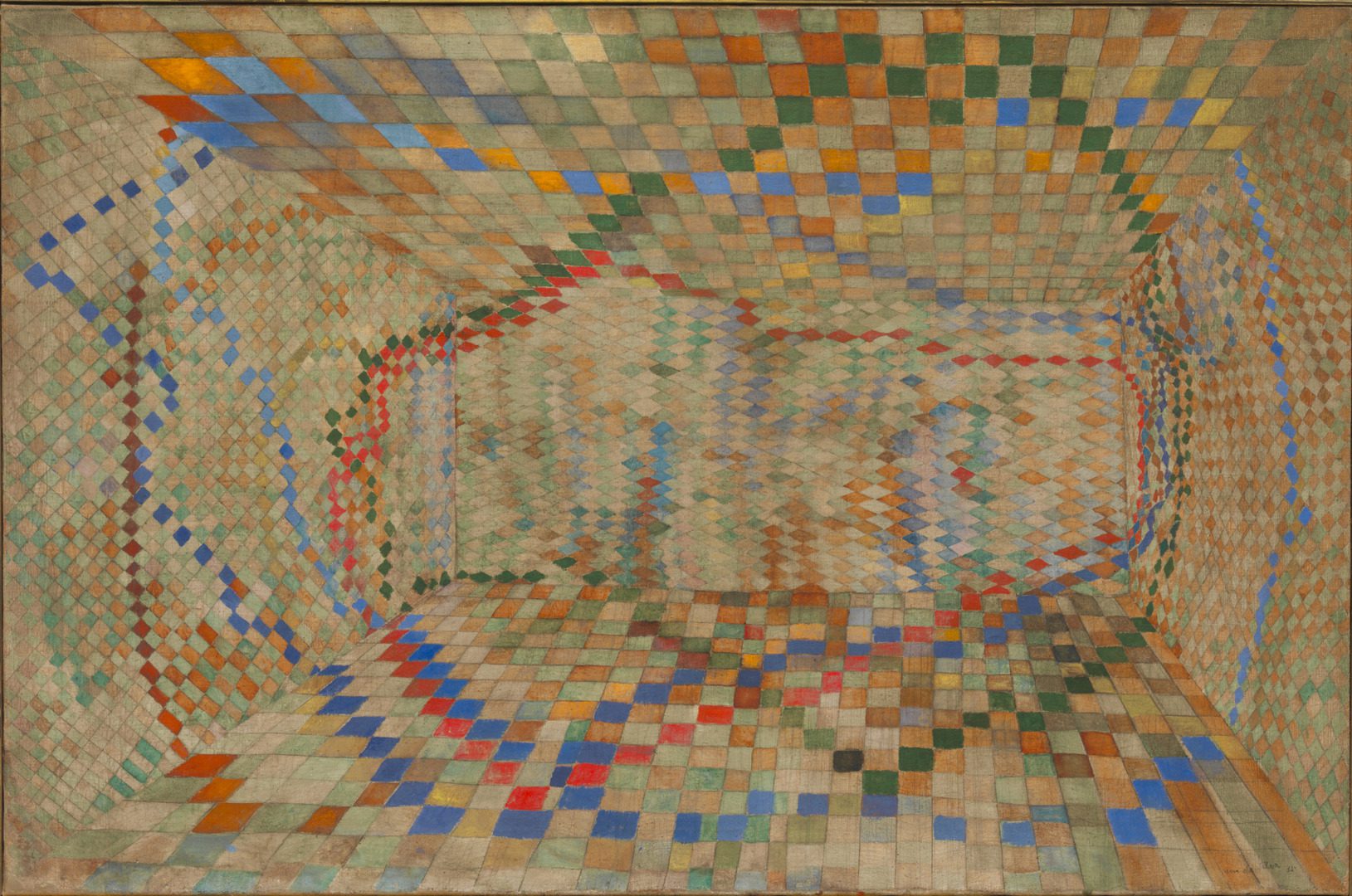 La Chambre à carreaux (Habitación ajedrezada), 1935