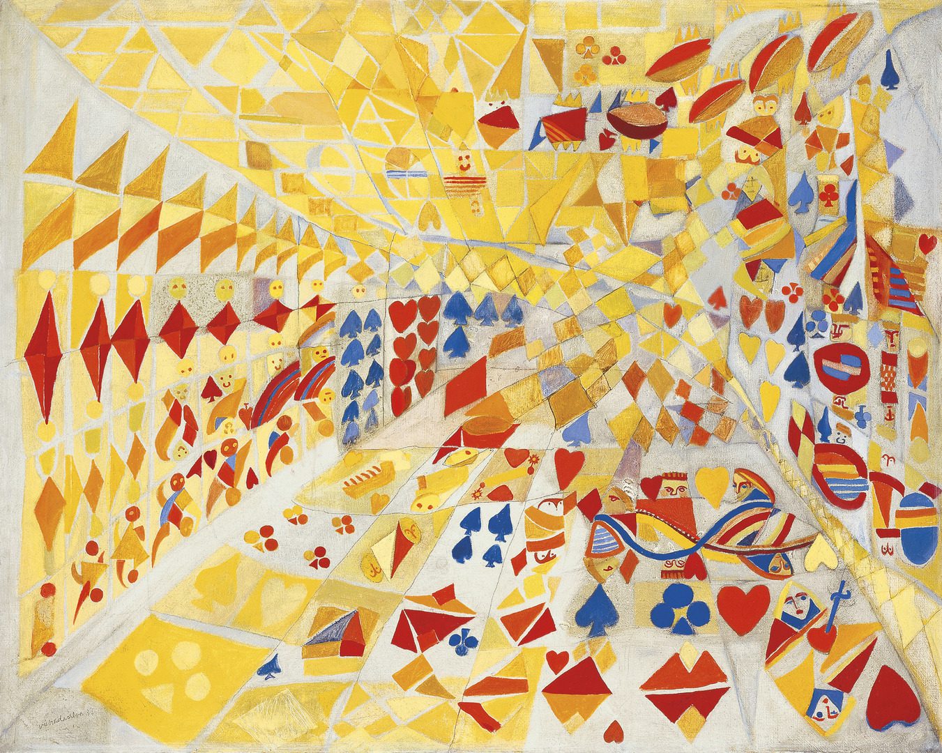 Le Jeu de cartes (Juego de naipes), 1937