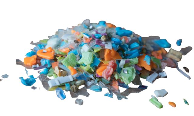 Plástico en el aire