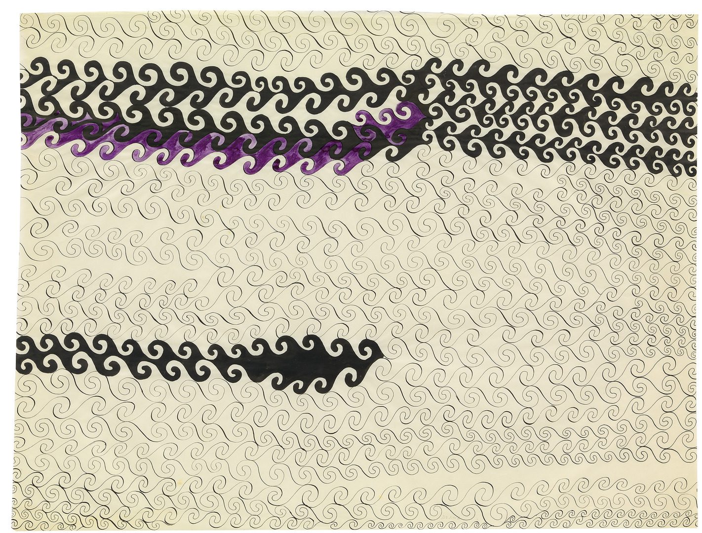 Sin título (BMC.58, Meandro – Líneas curvas)