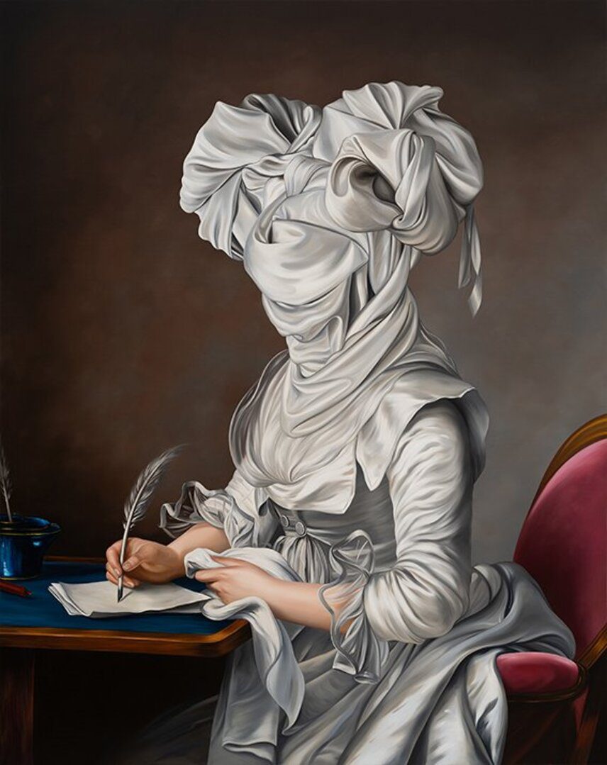 The Letter (after Adélaïde Labille-Guiard)