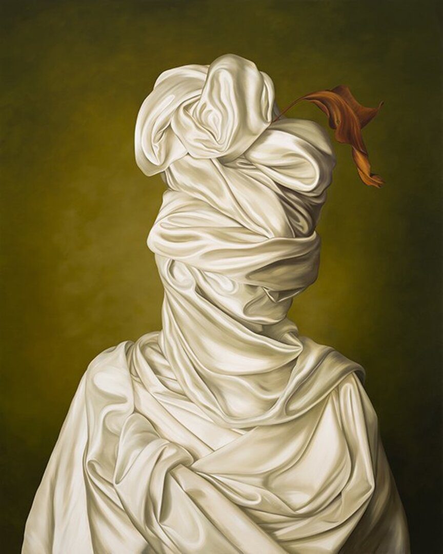 Silk and Musa Leaf