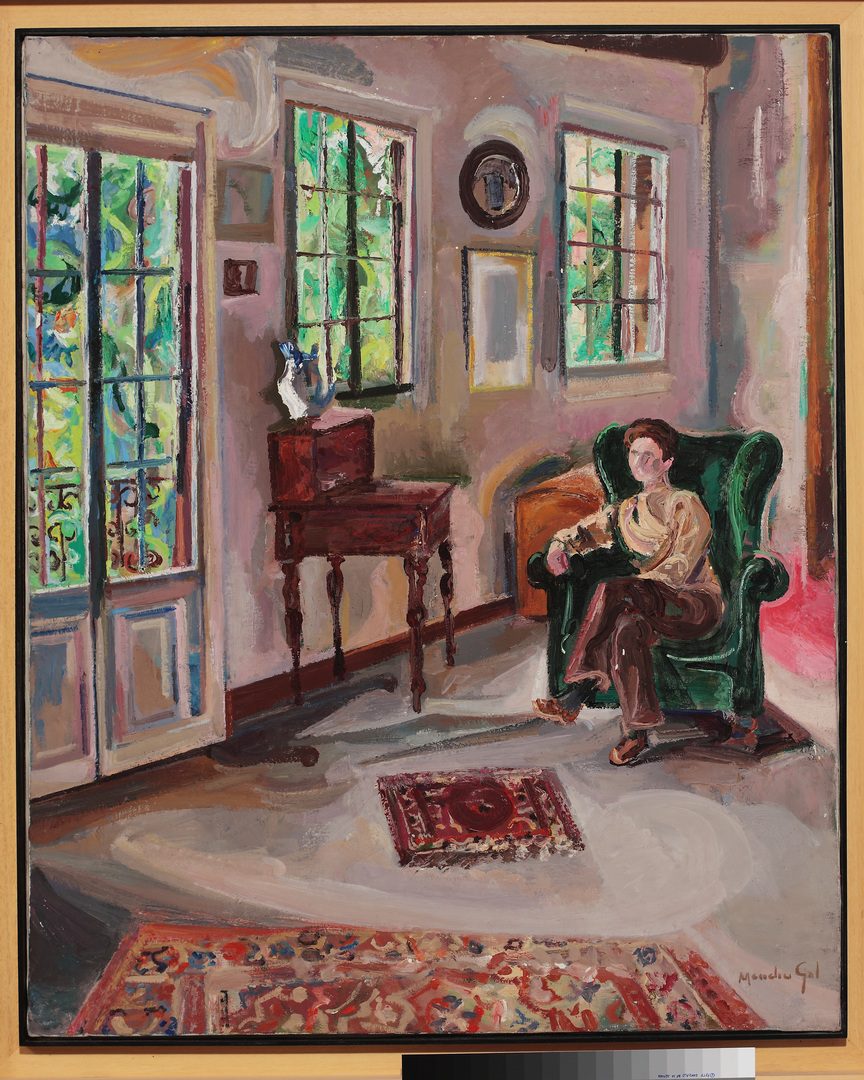 María Teresa Rodríguez Sali en su casa de Beraun