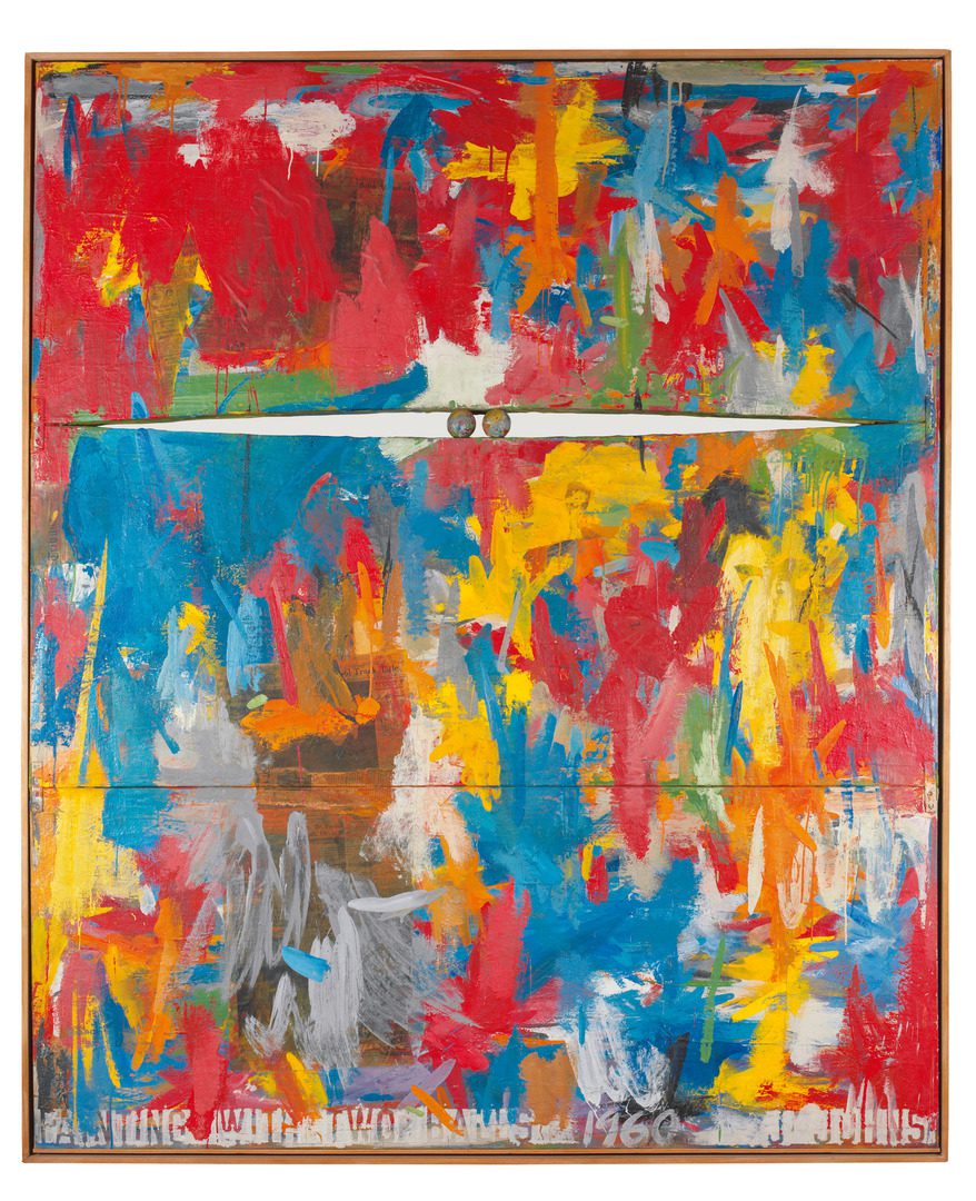 Pintura con dos pelotas (Painting with Two Balls), 1960