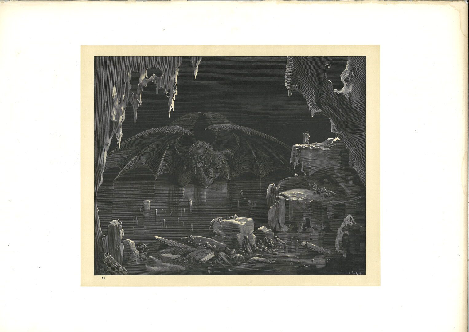 Gustave Doré. Canto XXXIV. La Judeca.